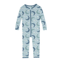 Print Convertible Sleeper with Zipper in Spring Sky Moon and Stars