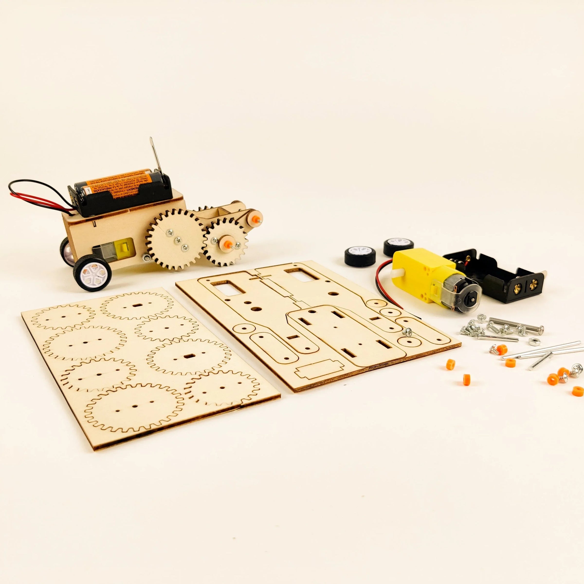 Gear Car DIY Kit, Educational STEM Toy - BIG FRENCHIES