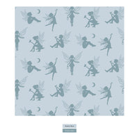 Print Convertible Sleeper with Zipper in Illusion Blue Forest Fairies