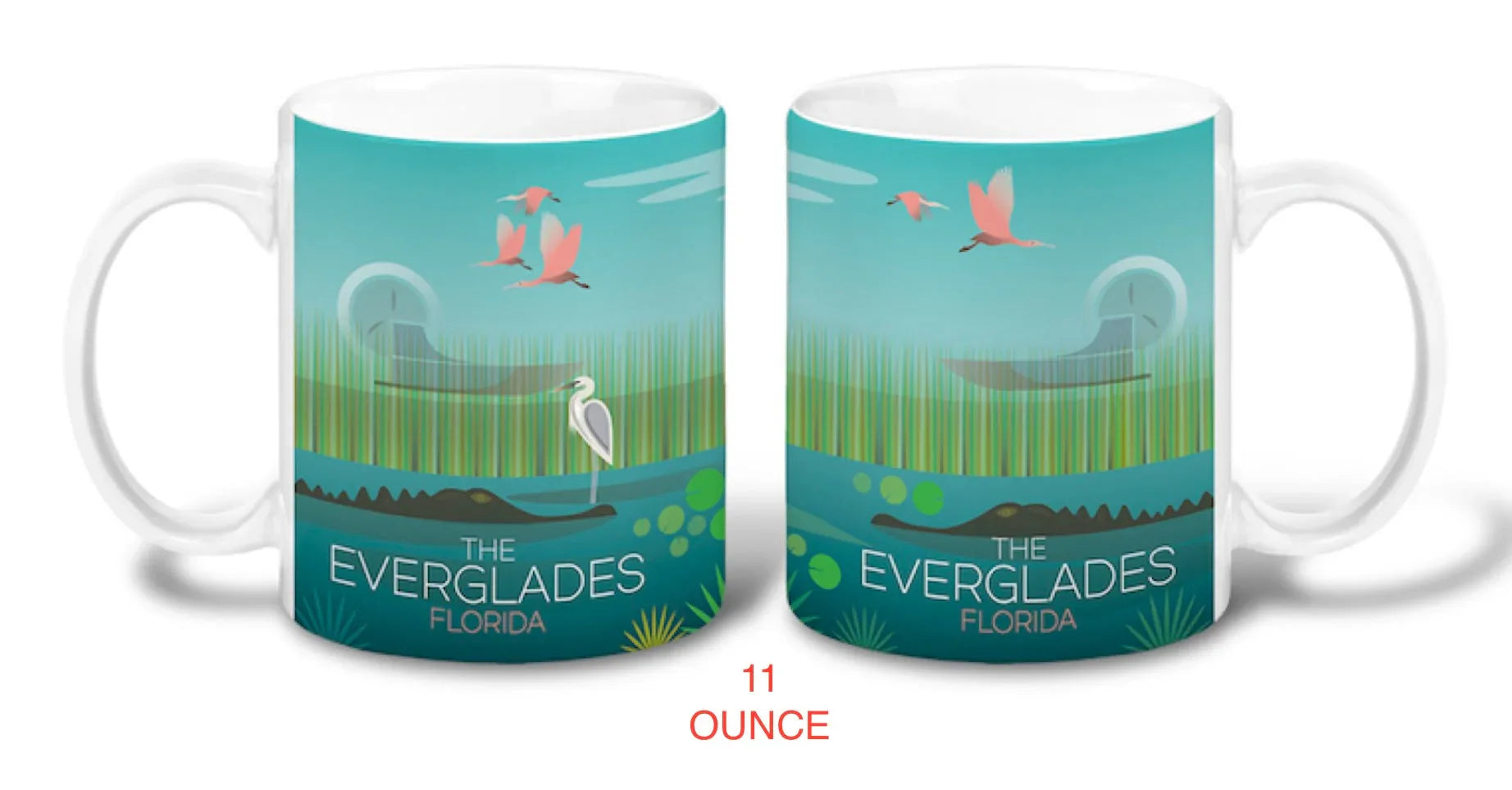 EVERGLADES 11 OZ OR 15 OZ CERAMIC MUG - BIG FRENCHIES