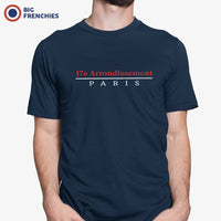 17e Arrondissement Paris Men's Organic Cotton Tee