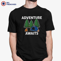 Adventure Awaits Camping Men's Organic Tee
