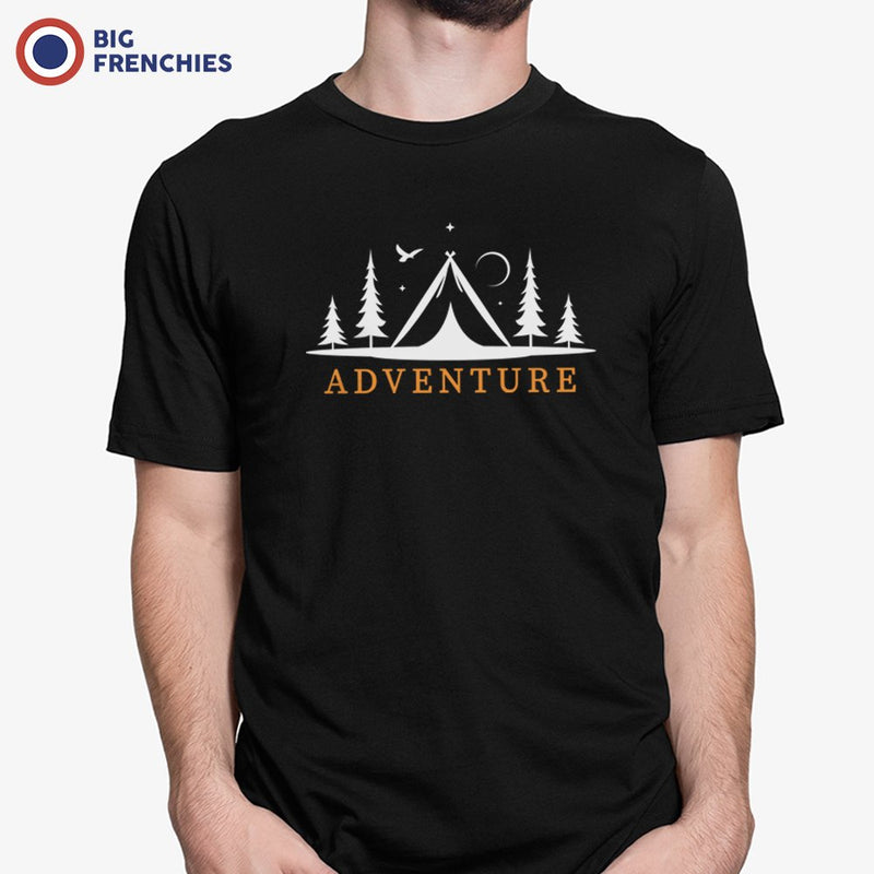Adventure Landscape with Tent Men's Organic Tee