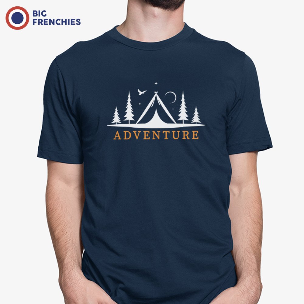 Adventure Landscape with Tent Men's Organic Tee
