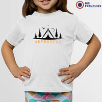 Adventure Landscape with Tent Youth & Toddler Organic Cotton Tee