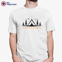 Adventure Landscape with Tent Men's Organic Tee