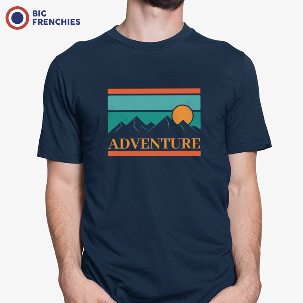 Adventure Landscape with Sun Men's Organic Tee
