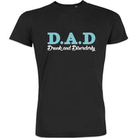 Dad Drunk and Disorderly Men's Organic Tee