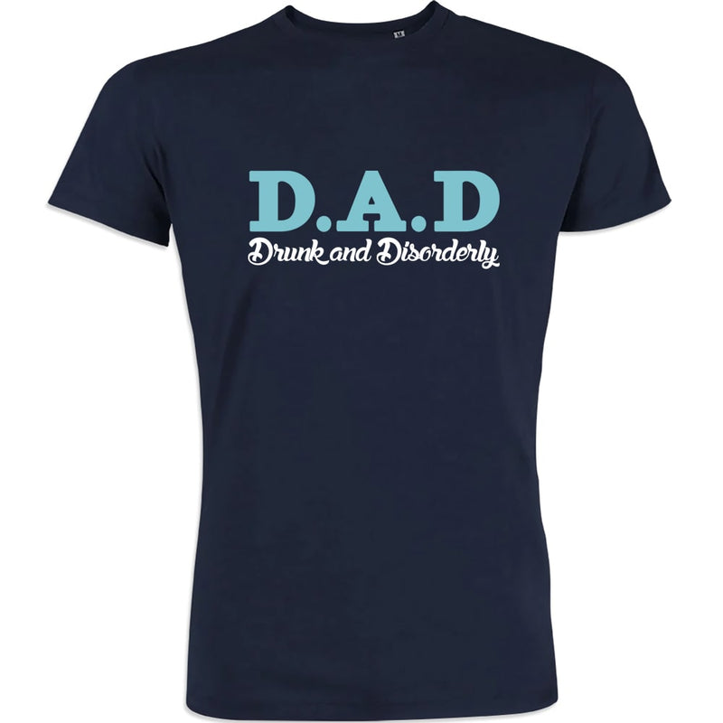 Dad Drunk and Disorderly Men's Organic Tee