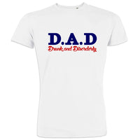 Dad Drunk and Disorderly Men's Organic Tee