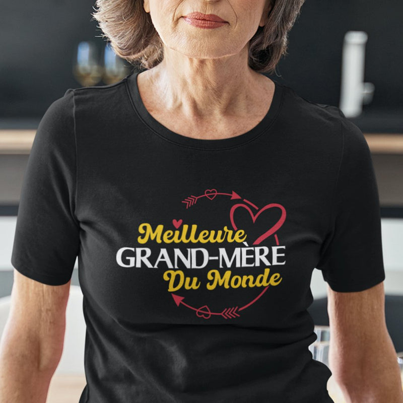 La Meilleure Grand-mère Du Monde Women's Organic Cotton Tee