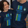 Samba king, Little Pelé In Training Dad and Child Organic Cotton T-Shirts Family Set (Set of 2)