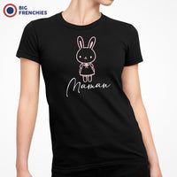 Easter Maman Lapin Wishes Women's Organic Cotton Tee