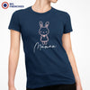 Easter Maman Lapin Wishes Women's Organic Cotton Tee