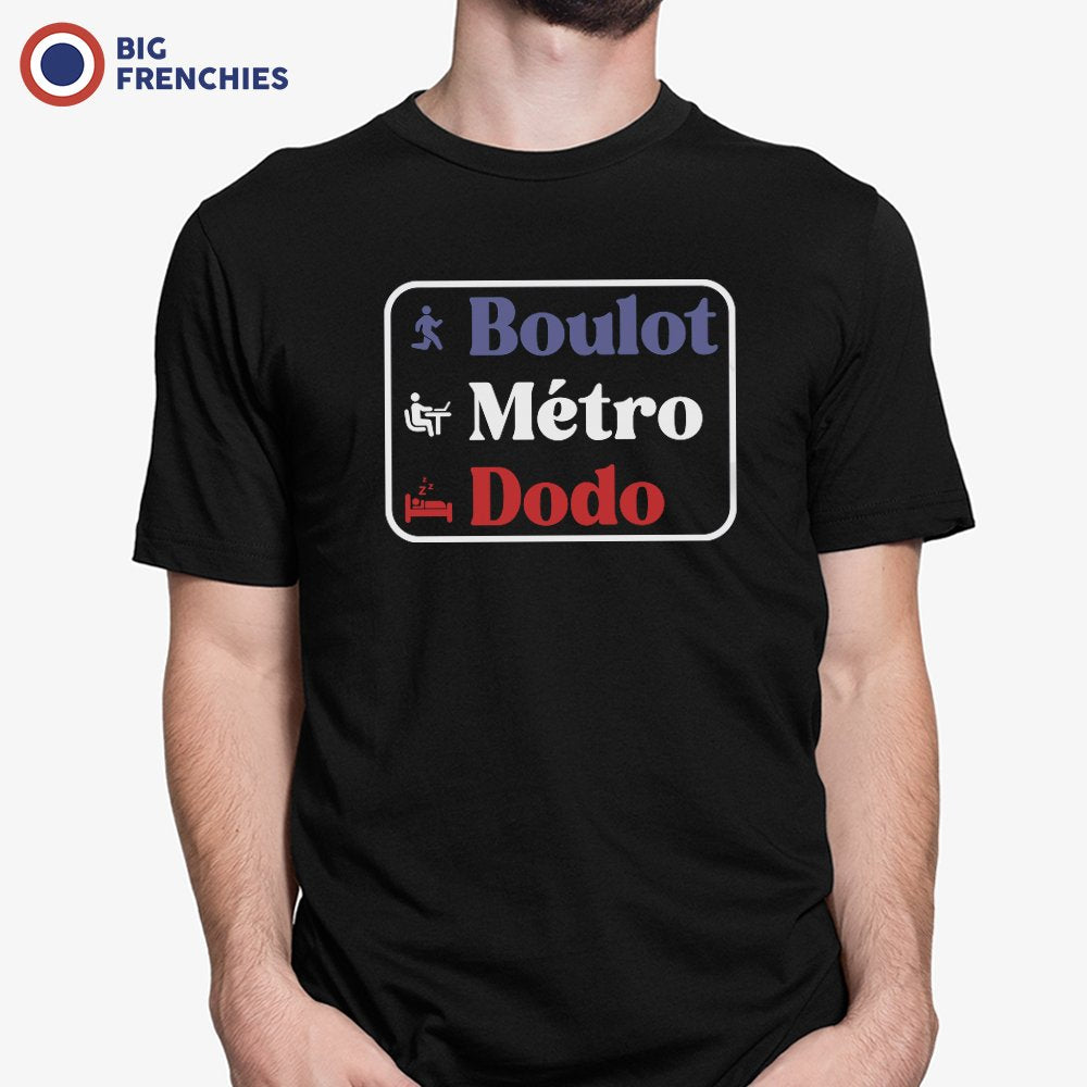 Boulot, Métro, Dodo Men's Organic Cotton Tee