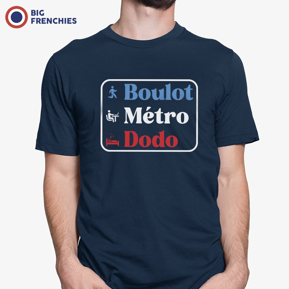 Boulot, Métro, Dodo Men's Organic Cotton Tee