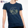 Mountains and Trees with RV Camping Women's Organic Tee