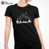Mountains and Trees at Night Camping Women's Organic Tee