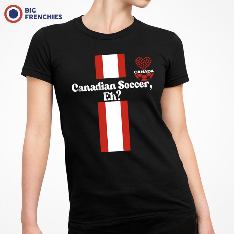 Canadian Soccer, Eh? Women's Organic Cotton Tee