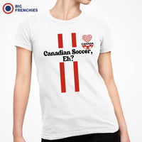 Canadian Soccer, Eh? Women's Organic Cotton Tee