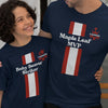 Maple Leaf MVP, Baby Beaver Striker Dad and Child Organic Cotton T-Shirts Family Set (Set of 2)