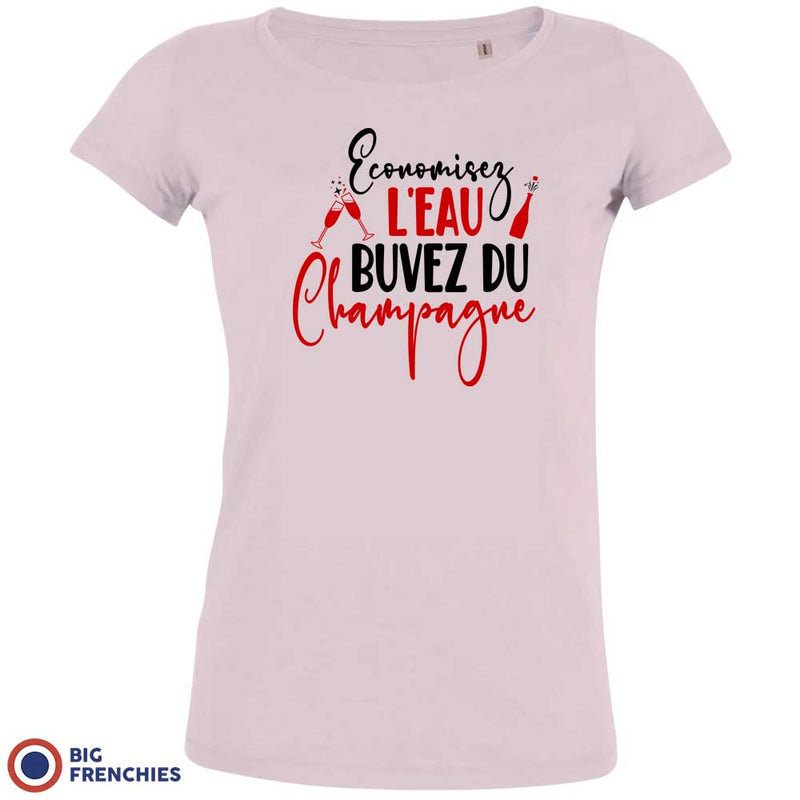 Economisez L'eau Buvez Du Champagne Women's Organic Cotton Tee