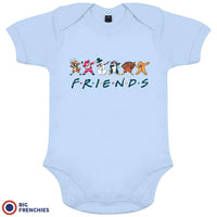 Friends Christmas Organic Cotton Baby Onesie