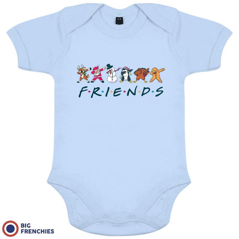 Friends Christmas Organic Cotton Baby Onesie
