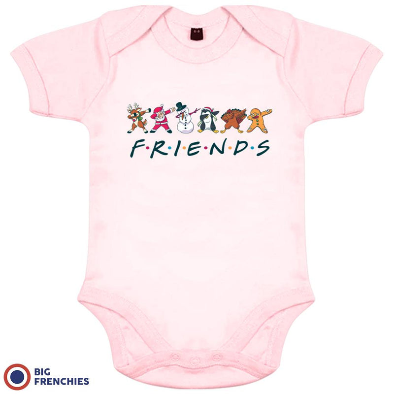 Friends Christmas Organic Cotton Baby Onesie
