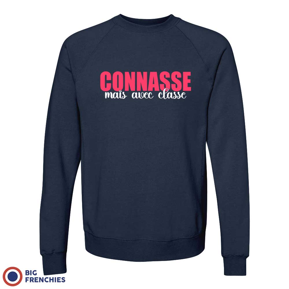 Connasse Mais Avec Classe Women's Organic Cotton Sweatshirt