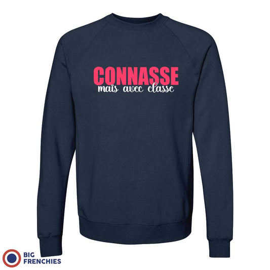 Connasse Mais Avec Classe Women's Organic Cotton Sweatshirt