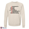 Charmante,  Douce, Tendre Women's Organic Cotton Sweatshirt