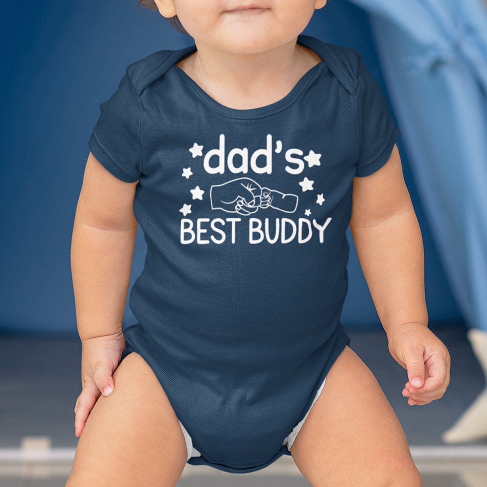 Dad's Best Buddy Organic Baby Onesie