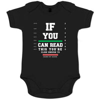 If You Can Read This You're Close Enough to Change My Diaper Organic Cotton Baby Onesie