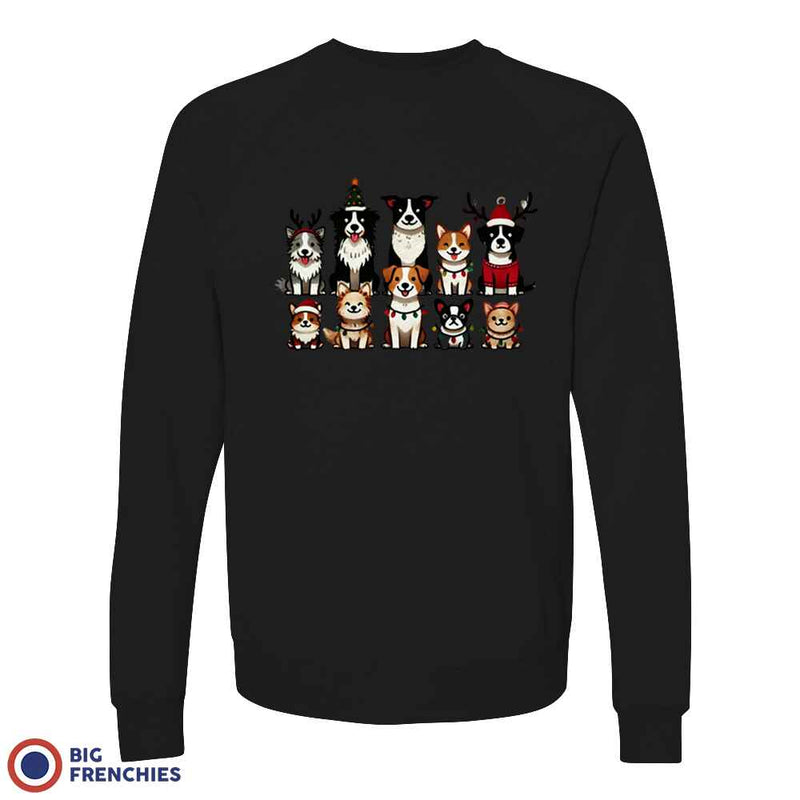 Christmas Dogs Unisex Organic Cotton Sweatshirt