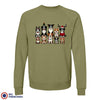 Christmas Dogs Unisex Organic Cotton Sweatshirt