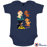 Cute Puppies Organic Baby Onesie