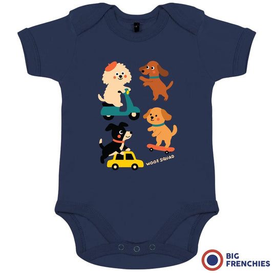 Cute Puppies Organic Baby Onesie