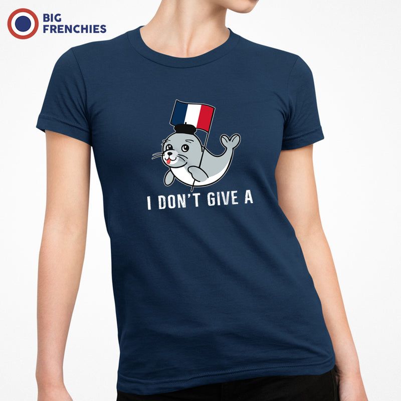 I Don't Give a Phoque Women's Organic Cotton Tee