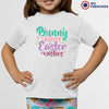 Bunny Kisses Easter Wishes Youth & Toddler Organic Cotton Tee