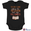 The Only Thing Getting Lit This Weekend Are My Fall Candles Organic Cotton Baby Onesie