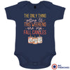The Only Thing Getting Lit This Weekend Are My Fall Candles Organic Cotton Baby Onesie