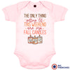 The Only Thing Getting Lit This Weekend Are My Fall Candles Organic Cotton Baby Onesie