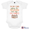 The Only Thing Getting Lit This Weekend Are My Fall Candles Organic Cotton Baby Onesie