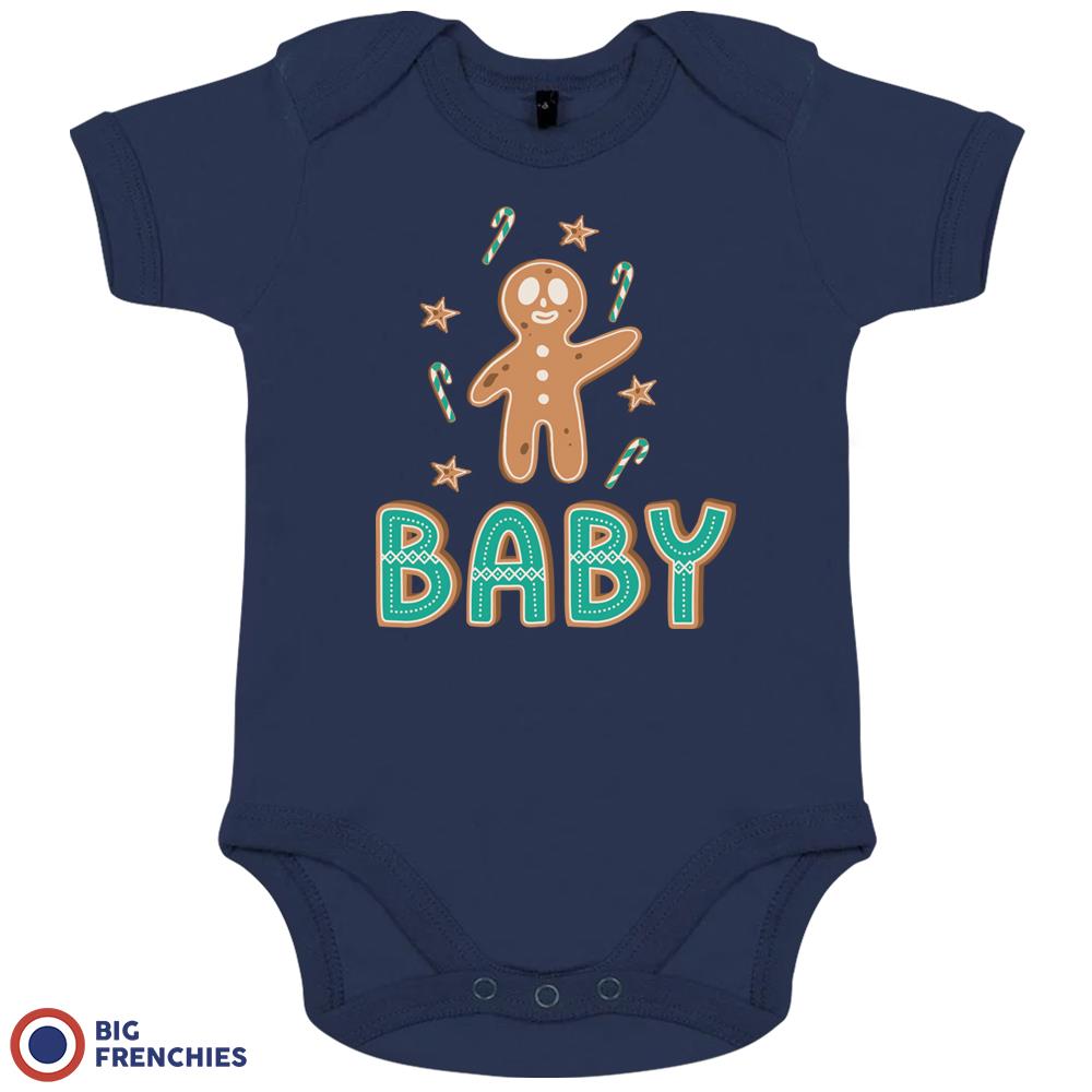 Gingerbread Christmas Organic Cotton Baby Onesie