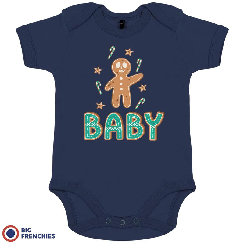 Gingerbread Christmas Organic Cotton Baby Onesie