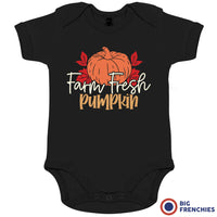Farm Fresh Pumpkin Organic Cotton Baby Onesie