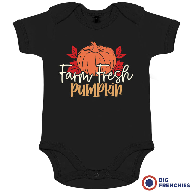 Farm Fresh Pumpkin Organic Cotton Baby Onesie