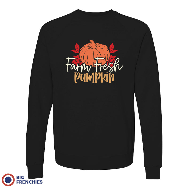Farm Fresh Pumpkin Unisex Organic Cotton Sweatshirt