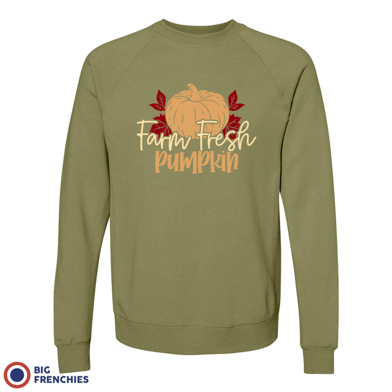 Farm Fresh Pumpkin Unisex Organic Cotton Sweatshirt